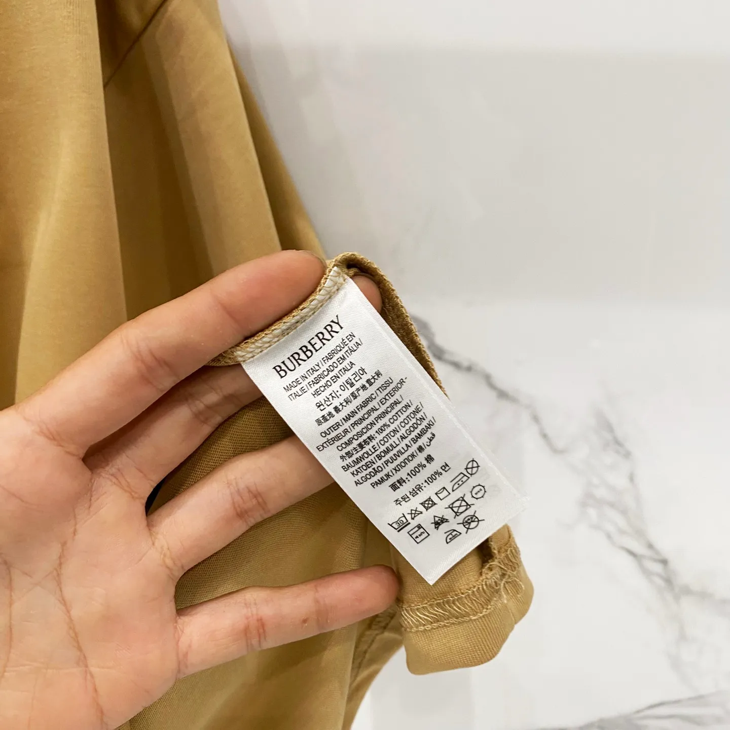 BURBERRY/ - 260 T LOGO Quality 100 ％ Versatile Size:XS-L :Black.White.Khaki